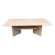 Travertine coffee table
