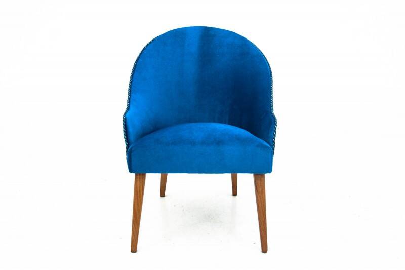 A pair of club armchairs, Poland, 1960s