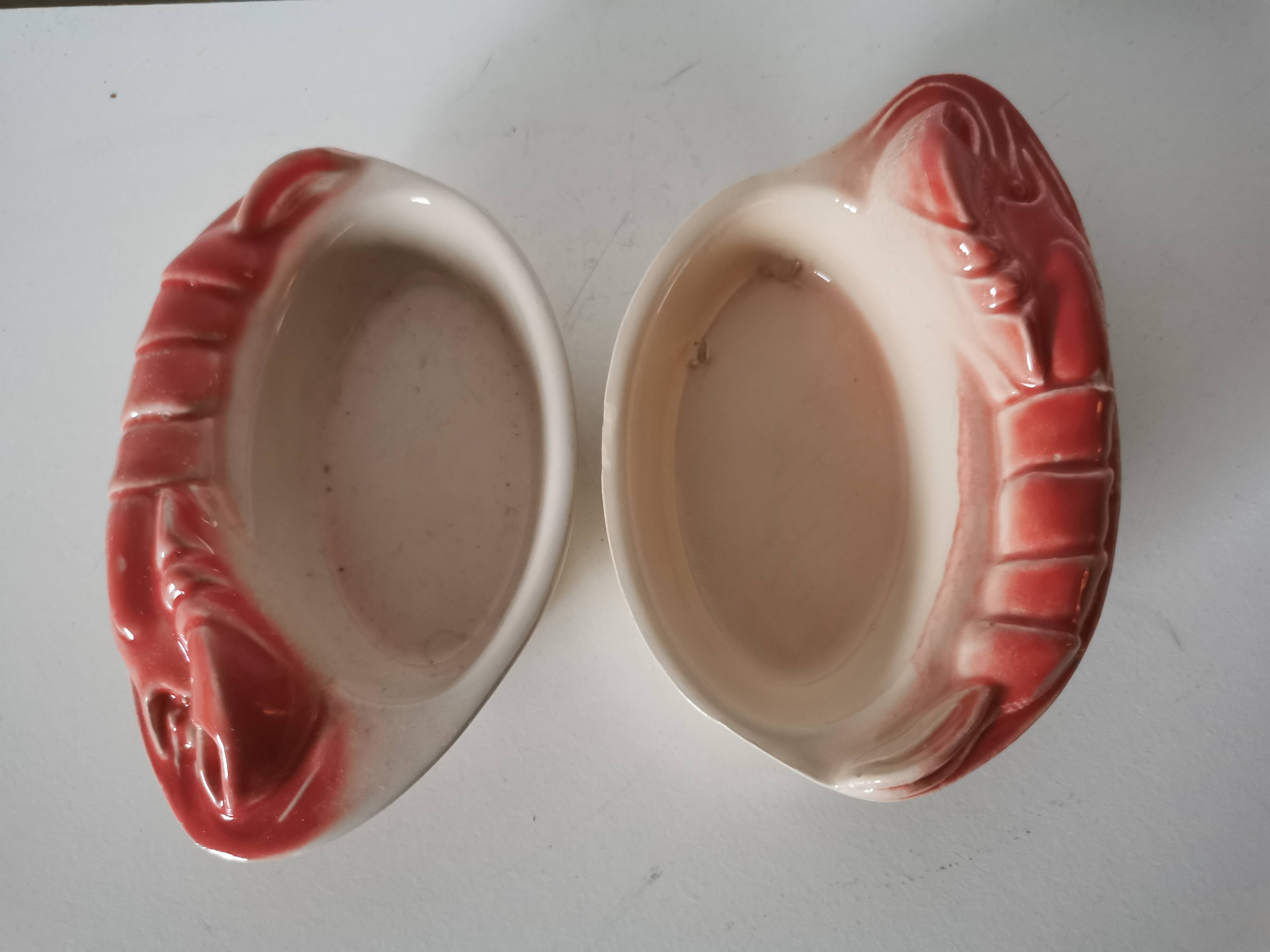 Charles Amand ceramic ramekin in the shape of a lobster