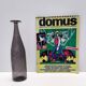 Vase Bouteille en Verre de Murano Noir "Mezza Filigrana" par Dino Martens pour Aureliano Toso