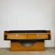 Vintage teak and aluminum sideboard, 1970s, TV stand, Scandinavian style
