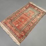 Vintage turkish oushak rug 150x86 cm carpet