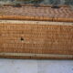 Wicker rattan trunk lined