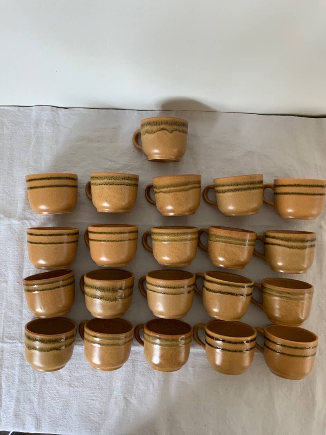 Vintage stoneware mugs