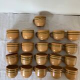 Vintage stoneware mugs