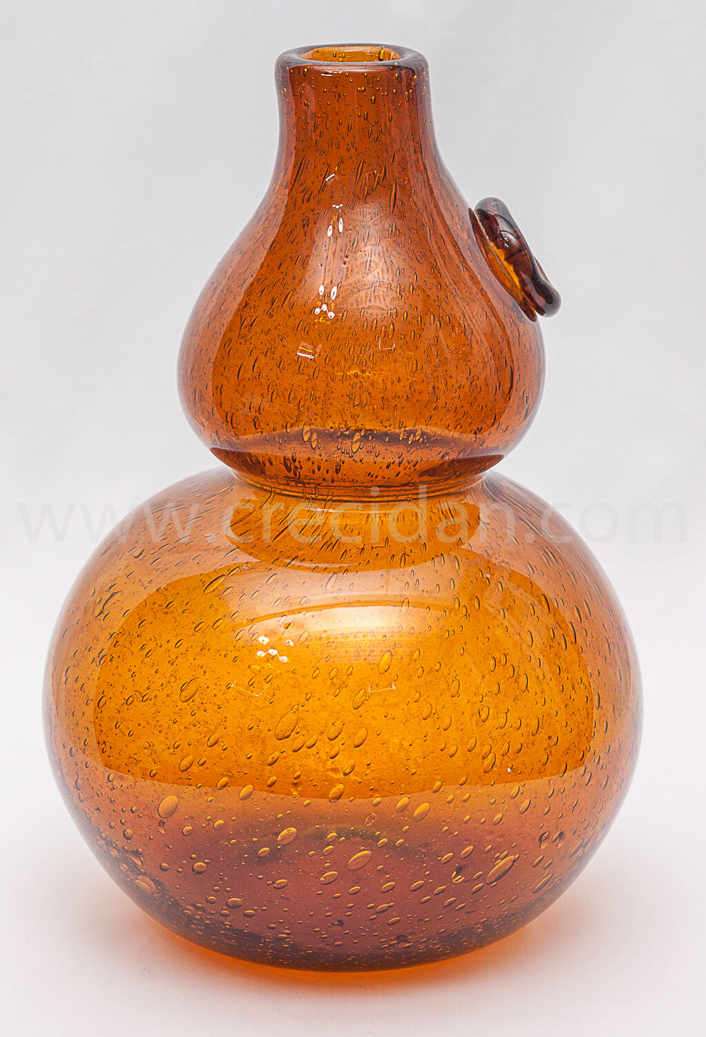 Bubbled glass vase – Biot