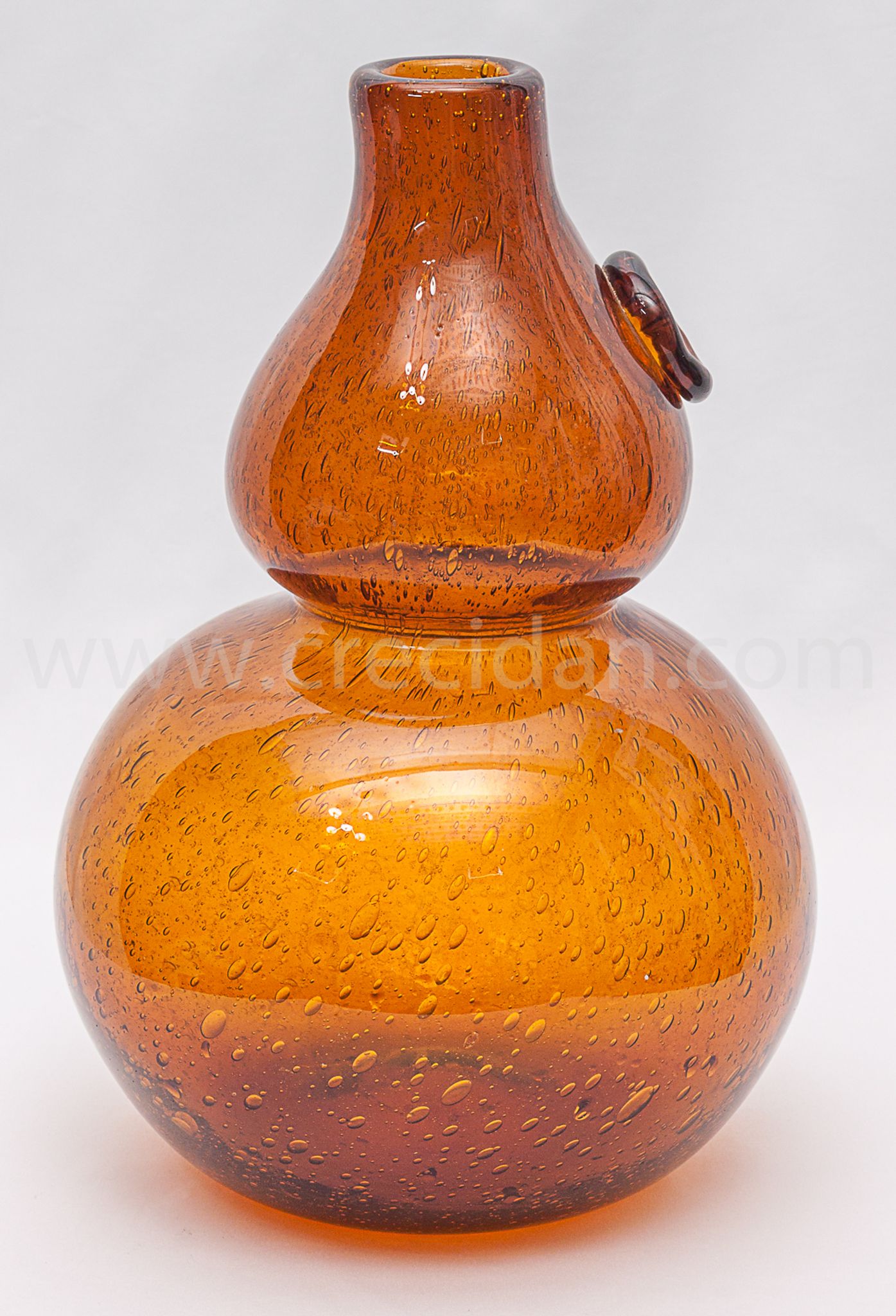 Vase en verre bullé – Biot