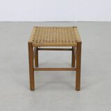 Stool in Wood and Rope, 1960s
