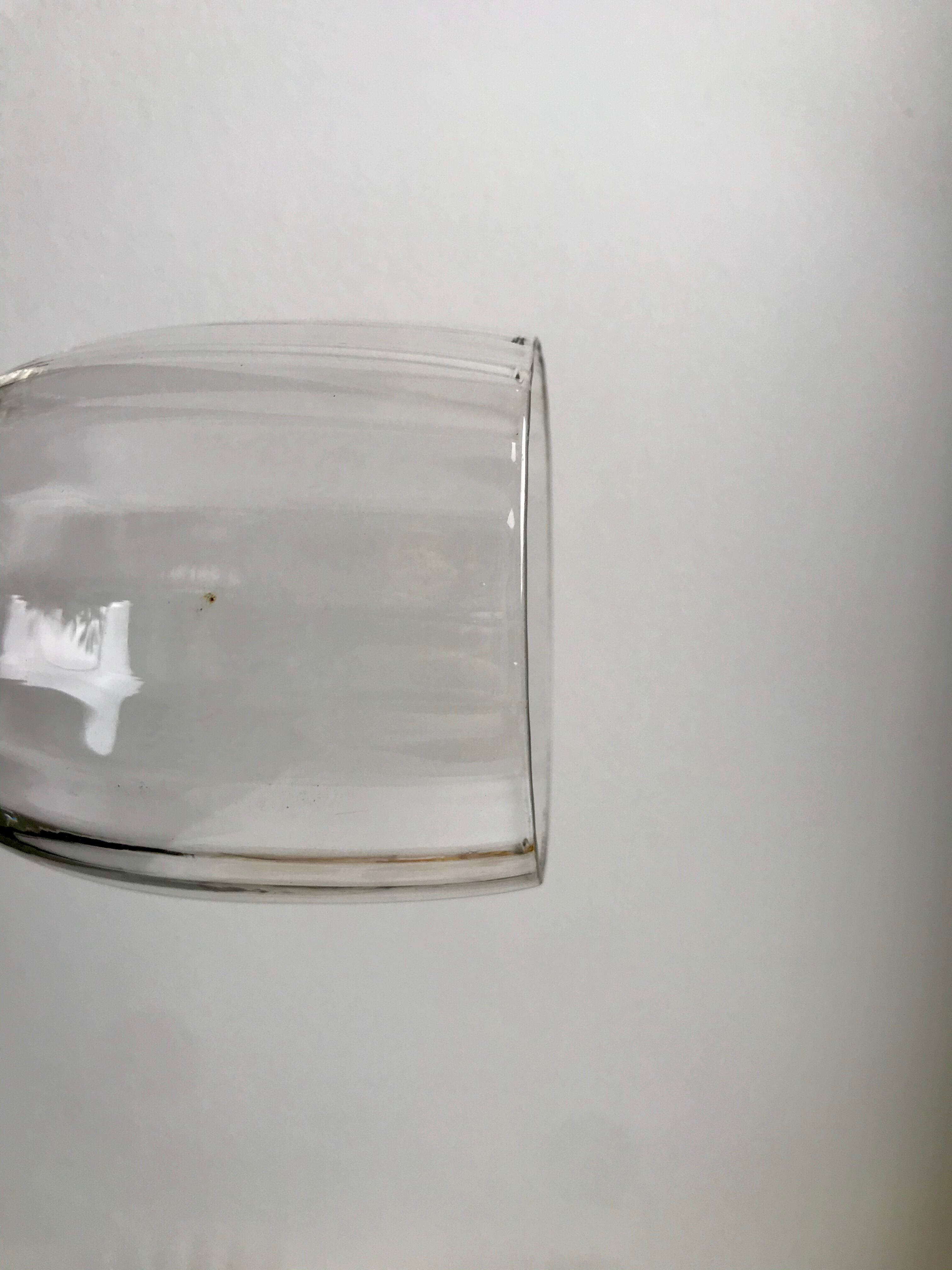 Lot de 6 verres à pieds ambré art déco années 30