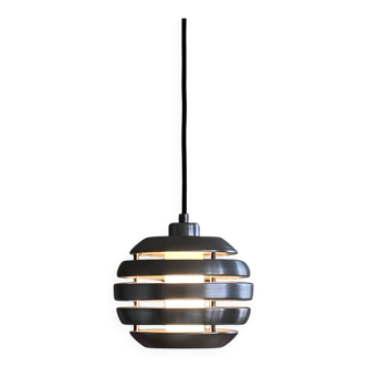 Small aluminum chandelier pendant opaline glass Eglo Leuchten LAMP-7437
