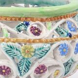 Openwork slurry pot cover in early XXTH Italy