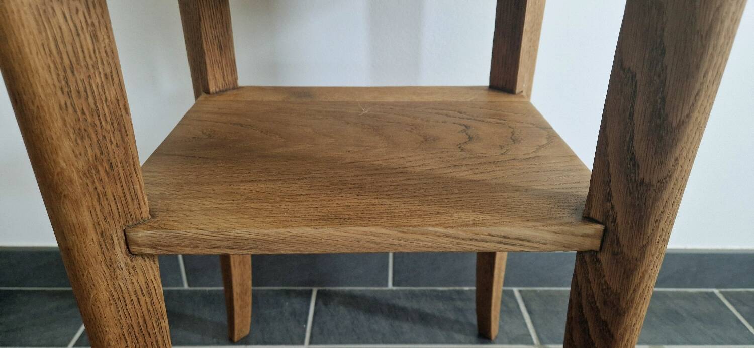 1940s oak side table