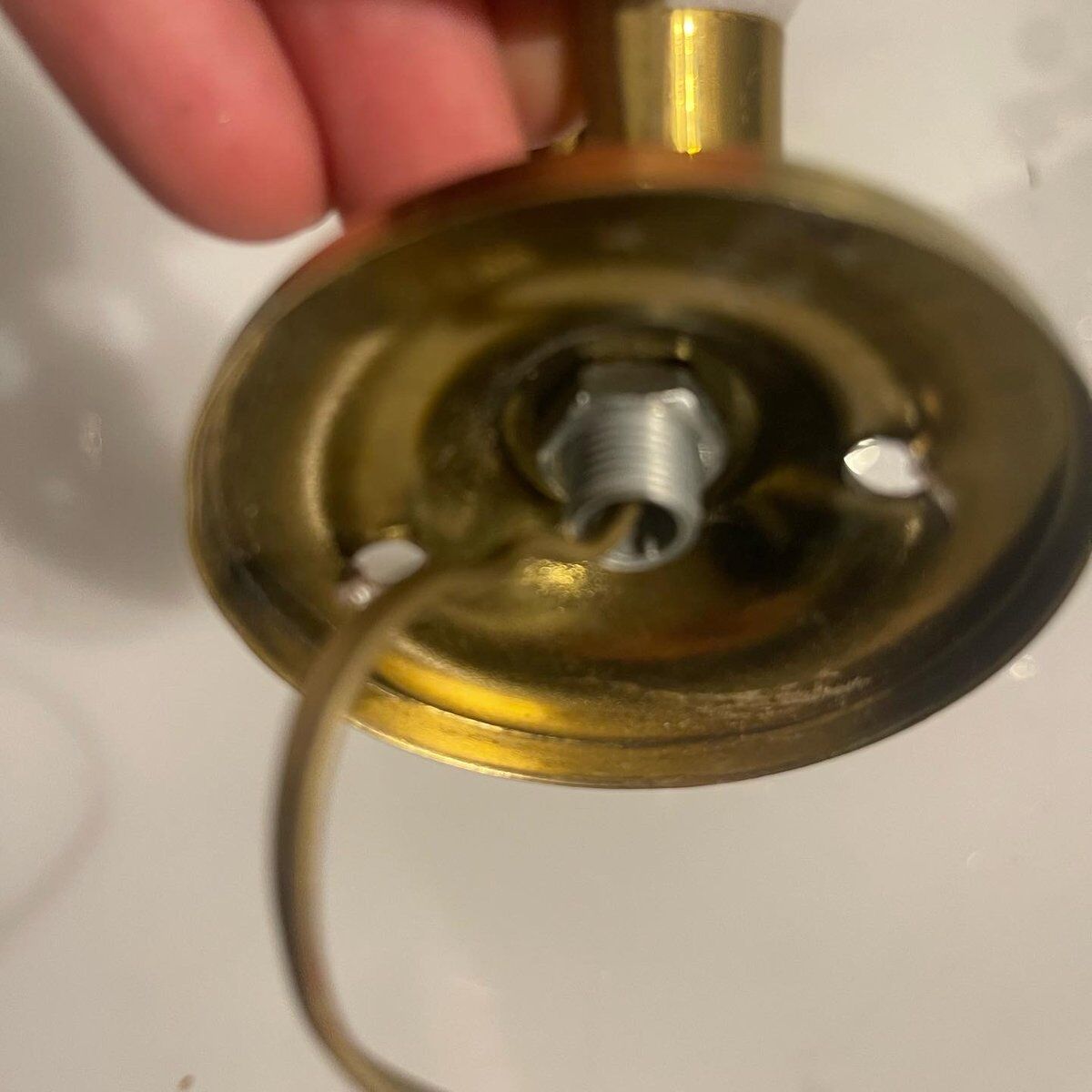 Vintage opaline glass sconces, 1960s