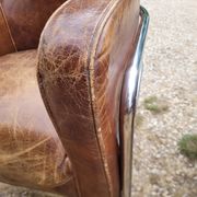 Vintage leather armchairs
