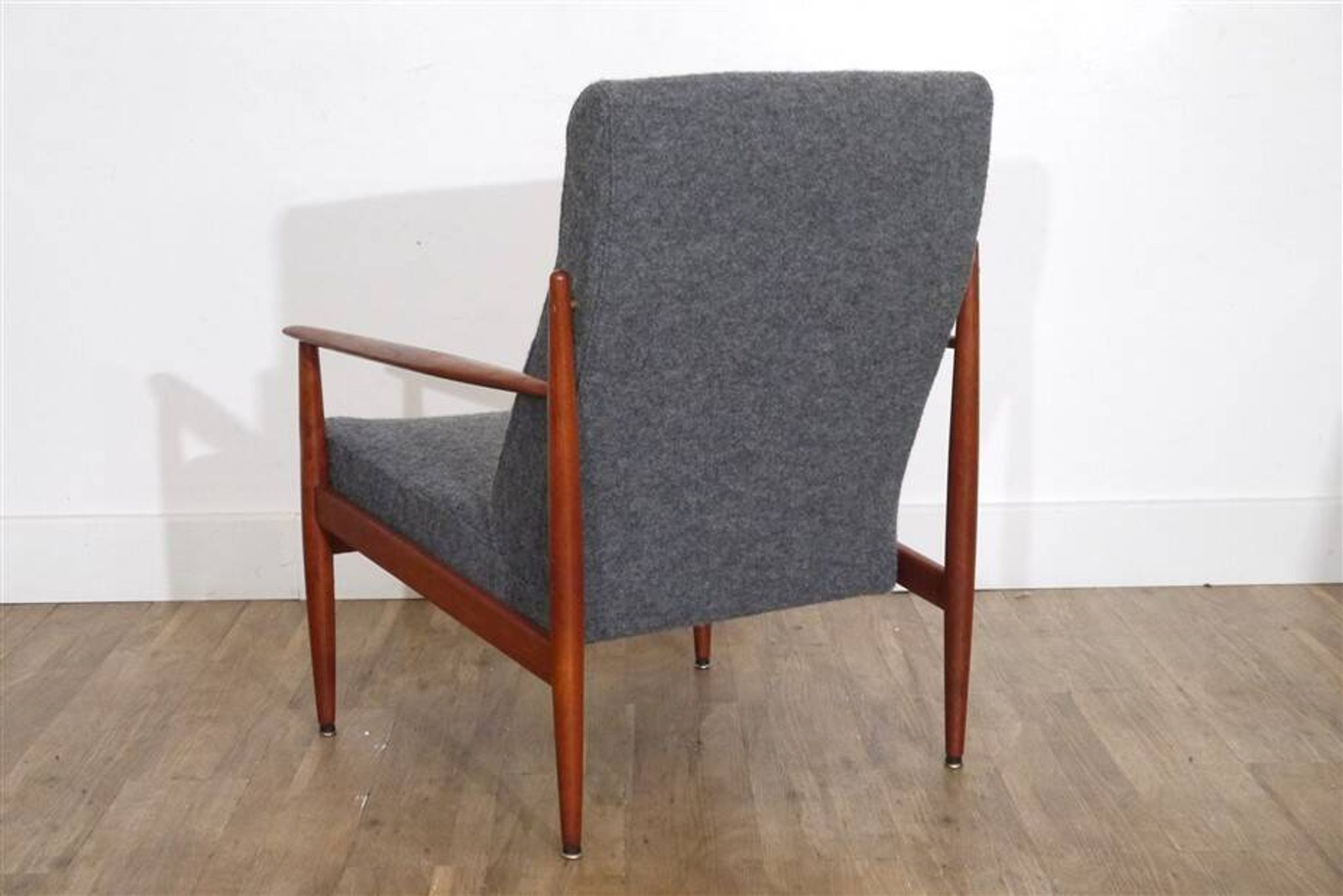 Fauteuil scandinave en teck 1960