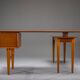 Bureau en teck en L de style mid-century moderne, années 1970