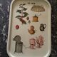Vintage metal tray