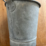 Old metal bucket