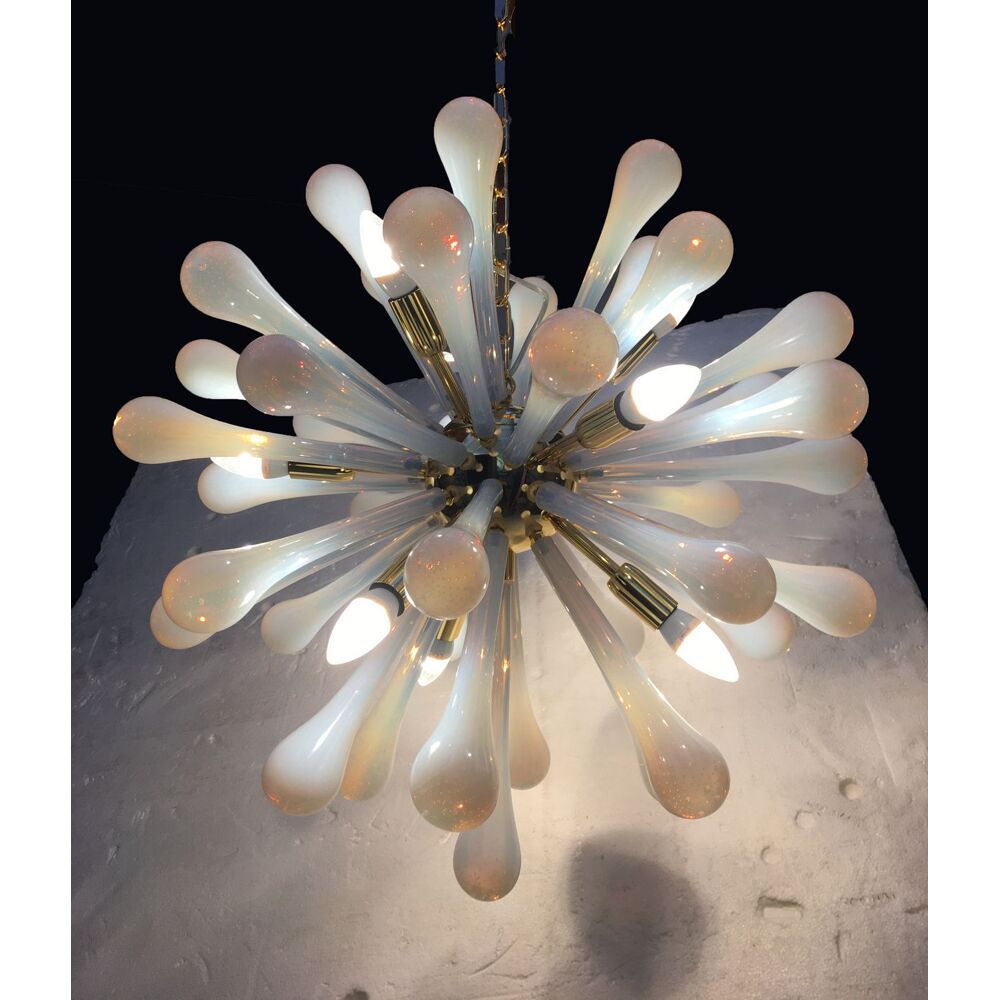 Drops Murano glass chandelier