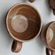 Set of cups and saucers ceramic