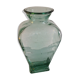 Trapeze vintage thick glass vase