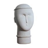 Sculpture de femme moderniste en grès, années 1980