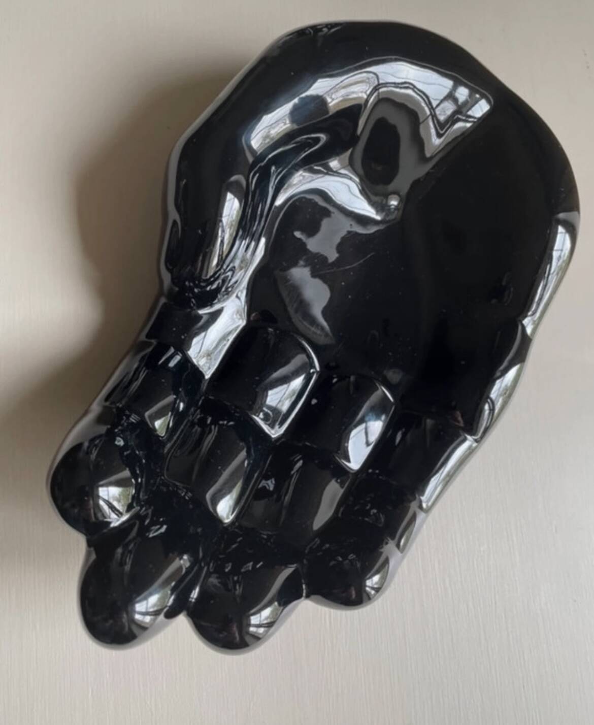 Black ceramic pocket tray