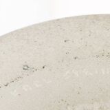 Table lamp signed by Karl Springer with a frosted glass base, 1970s.