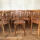 Rare series of 50 chairs Baumann fanett vintage design 1950 1960