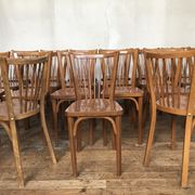 Rare series of 50 chairs Baumann fanett vintage design 1950 1960