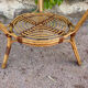 1950s rattan table from France