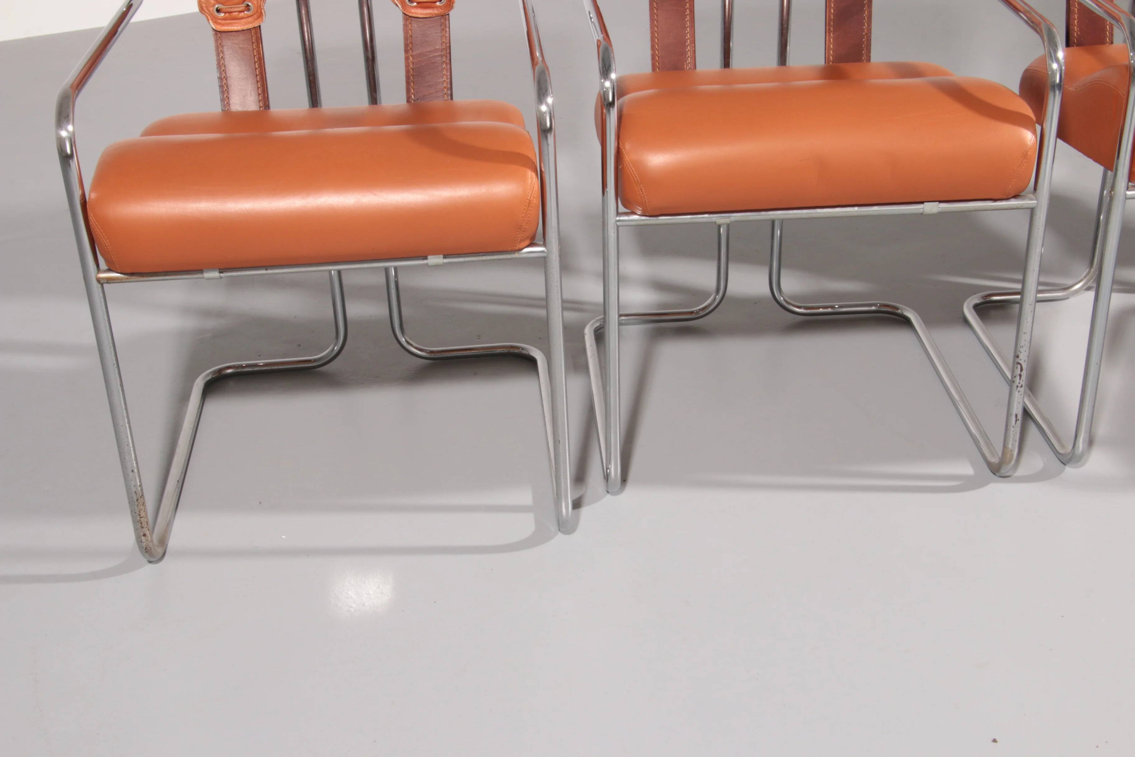Italian Tucroma chairs by Guido Faleschini for i4 Mariani, 1970