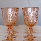Rosaline Luminarc Arcoroc Pink Red Wine Glasses