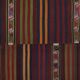 Tapis Kilim turc vintage tissé main