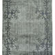 Handmade rustic anatolian 1980s 158 cm x 270 cm grey rug