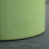 Matcha table, set of 2 leather and plexiglass coffee tables