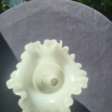 Art Nouveau enameled opaline vase