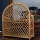 Etagère vintage osier et rotin