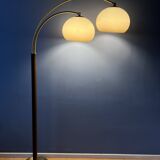 Vintage Dijkstra double arc mushroom floor lamp