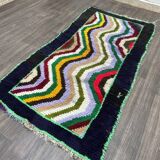 Moroccan rug, handmade, decorated, 250cmx150cm