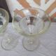 Verres bistrot absinthe anciens