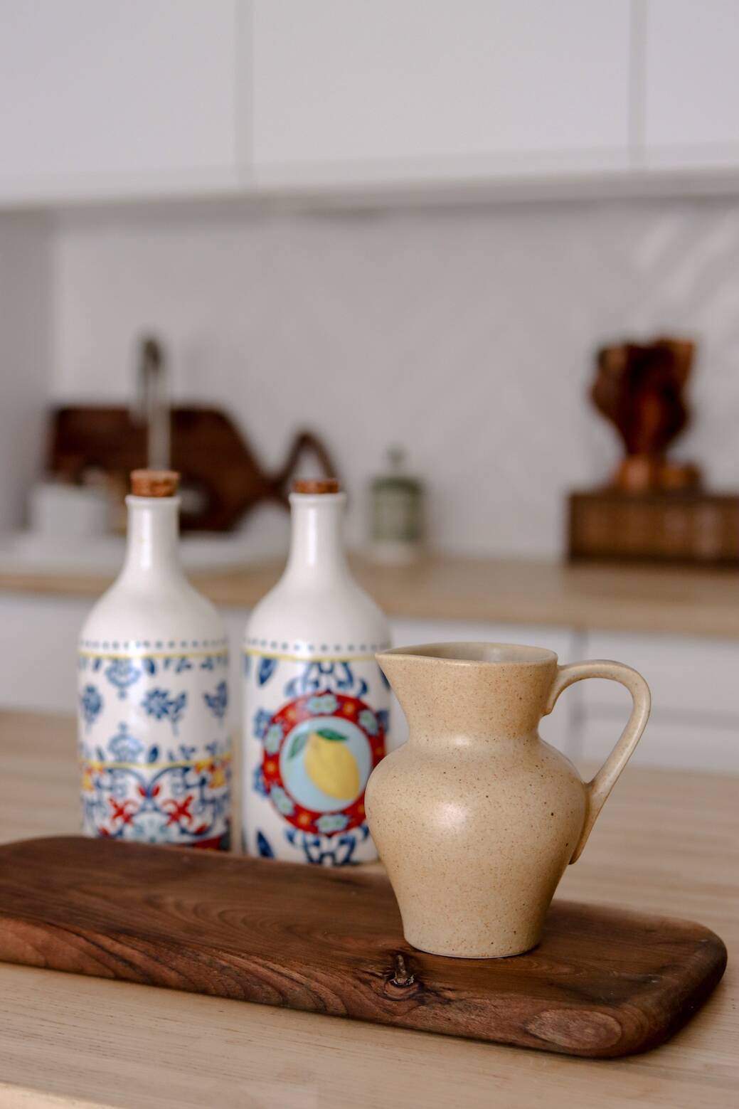 Small Spotted Stoneware Milk Jug