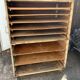 Old furniture by trade bakery bread trolley cabinet iron and wood