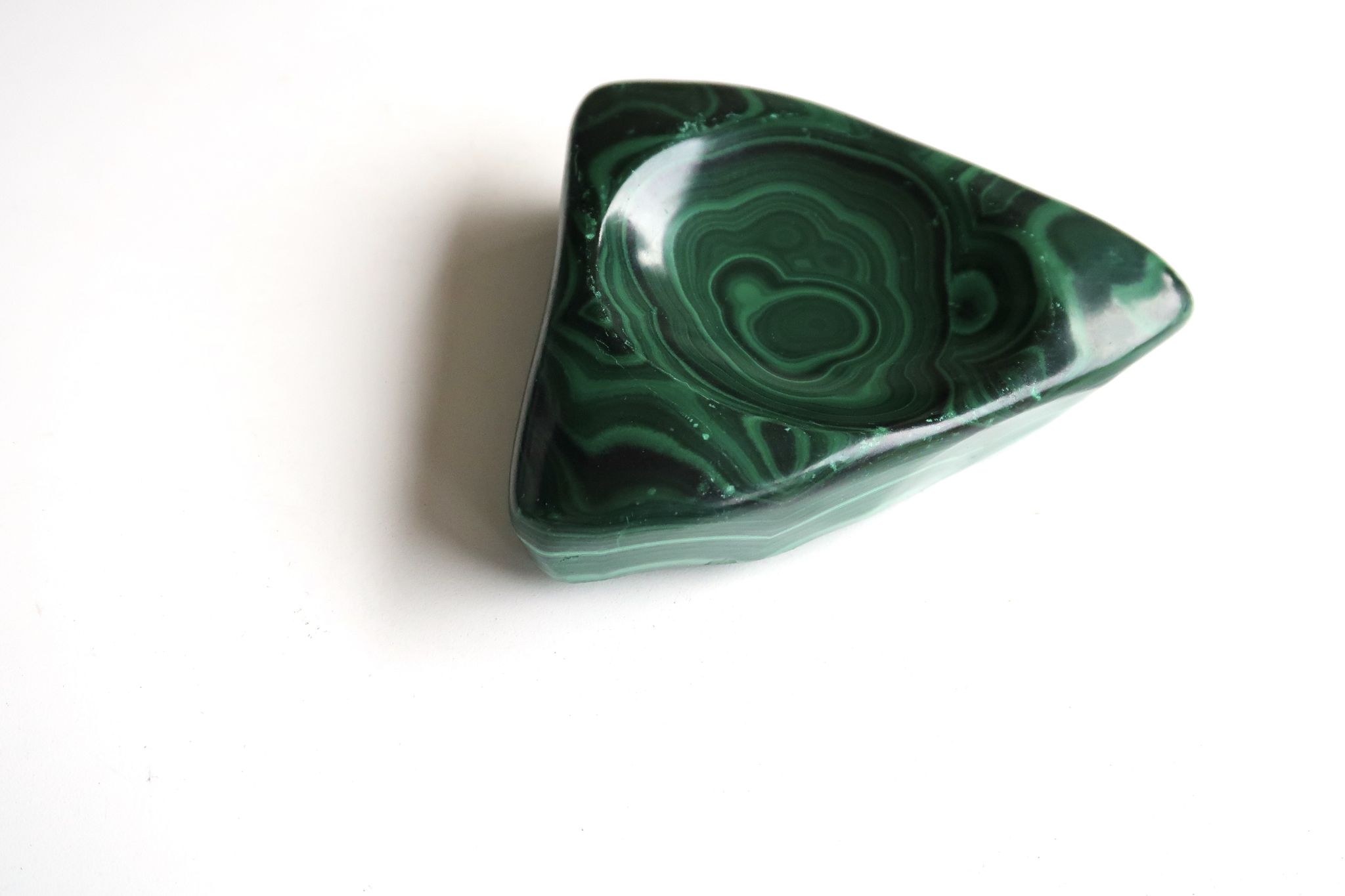Vide poche en malachite, années 70