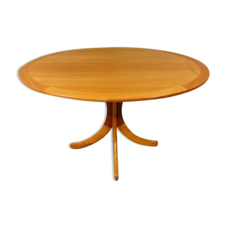 Table basse en bois de frêne des années 1960