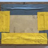 Set of 2 paintings bouquets of flowers with golden frame (signed Morgan)