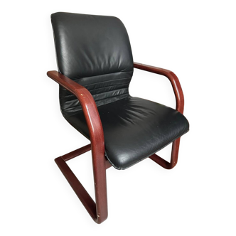 Fauteuil cuir vintage