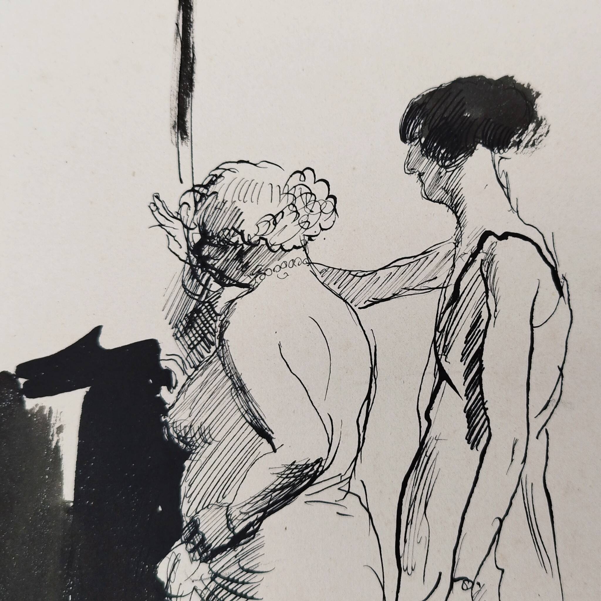 Indian ink by Jean Launois Decoration