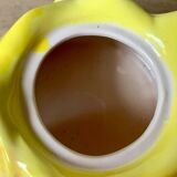 Vintage flower slip teapot