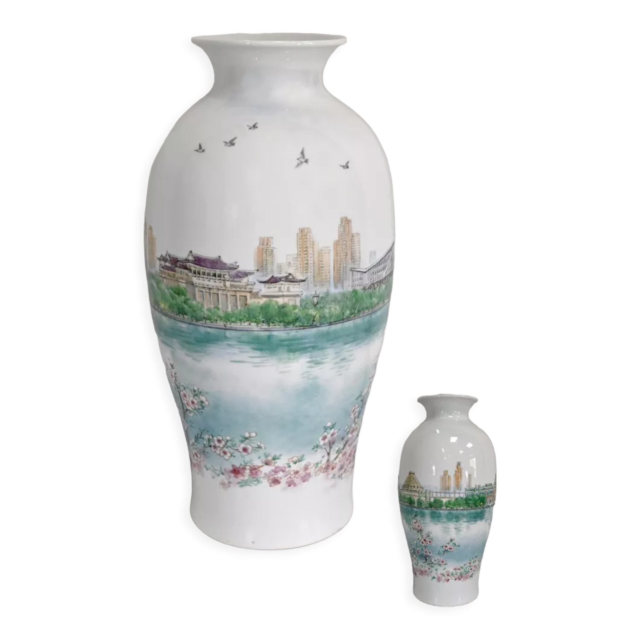 Vase en porcelaine du Japon - XXe